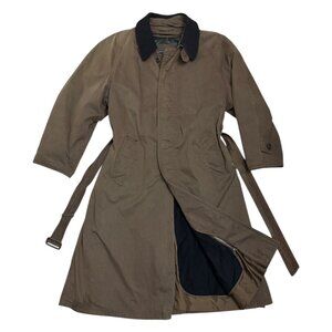 BUGATTI Vintage 90s Luxury Designer Business Casual Trench Coat Mens Large